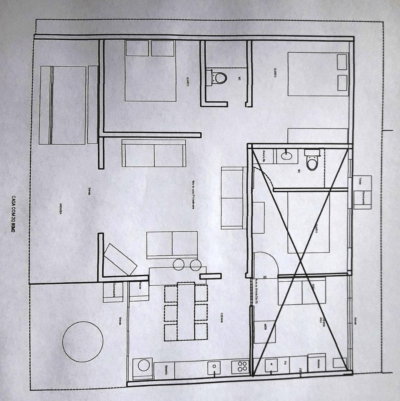 Casa A 50M Praia Da Pinheira Configuravel De 1 Ate 8 Pessoas エクステリア 写真
