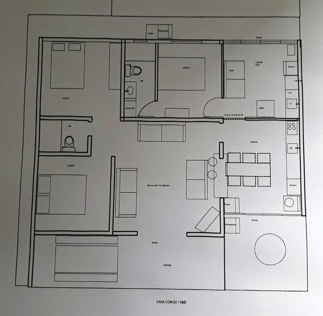 Casa A 50M Praia Da Pinheira Configuravel De 1 Ate 8 Pessoas エクステリア 写真